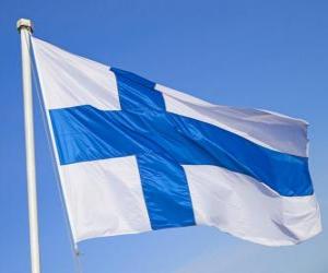 пазл Флаг Финляндии